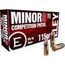 Eley Minor 9 Competition 9mm Luger Ammo 115 Grain Full Metal Jacket Box of 50 - Eley
