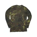 Mil-Tec Men's Long Sleeve T Shirt Flecktarn Camo 2XL - Mil-Tec
