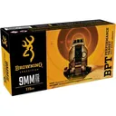 Browning FMJ 9mm Luger Ammo 115 Grain Full Metal Jacket Box of 50 - Browning