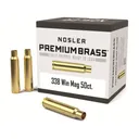 Nosler Premium 338 Winchester Magnum Brass Box of 50 - Nosler