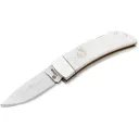 Boker Knives Treebrand Pocket Pocket Knife 1.97" Drop Point D2 Satin Blade Bone Handle White - Boker Knives