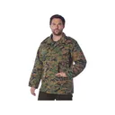 Rothco Men's M-65 Field Jacket Woodland Digital Camo Large - Rothco