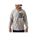 Burlebo Men's Blaze Tech Quarter Zip Hoodie Classic Deer Camo Large - Burlebo