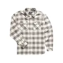 Burlebo Men's Flannel Shirt Gray Buffalo Medium - Burlebo