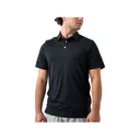 Burlebo Men's Performance Short Sleeve Polo Black Medium - Burlebo