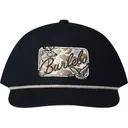 Burlebo Men's Camo Patch Hat Black One Size Fits Most - BURLEBO