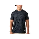 Burlebo Men's Go To Short Sleeve Crew Neck T Shirt Black Camo Medium - Burlebo