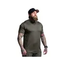 Born Primitive Men's Range Short Sleeve Crew Neck T Shirt Ranger Green Large - Born Primitive