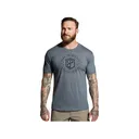 Born Primitive Men's American Original Short Sleeve Crew Neck T Shirt Heavy Metal Medium - Born Primitive