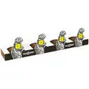 Woody's Targets Prairie Dog Plate Rack Cardboard Target - Woody's Targets