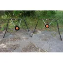 Viking Solutions Double Gong Target System Combo 10" Gongs with 2 Stands 3/8" AR500 Steel - Viking Solutions