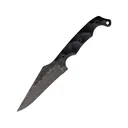 Stroup Knives TU2 Fixed Blade Knife 4.5" Clip Point 1095 Forged Blade G-10 Handle Black - Stroup Knives