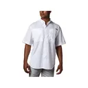 Columbia Men's PFG Tamiami II Short Sleeve Shirt White 2XL Tall - Columbia