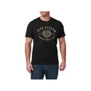 5.11 Men's Purpose Crest V2 Short Sleeve Crew Neck T Shirt Black 2XL - 5.11 Tactical