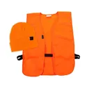 Allen Blaze Orange Stocking Beanie and Vest Combo One Size Fits Most - Allen Company