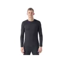 Smartwool Men's Intraknit Thermal Long Sleeve Base Layer Shirt Charcoal/Black Medium - Smartwool