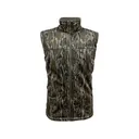 MidwayUSA Men's Full Season Softshell Vest Mossy Oak Original Bottomland 2XL Tall - MidwayUSA
