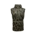 MidwayUSA Men's Full Season Softshell Hooded Vest Mossy Oak Original Bottomland XL - MidwayUSA