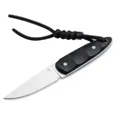 Boker Knives Pollywog Fixed Blade Knife 2.59" Drop Point Nitro-V Satin Blade G-10 Handle Black - Boker