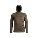 Scent-Lok Men's Climafleece Hooded Base Layer Shirt Hickory XL - Scent-Lok