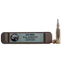 Grizzly Cartridge Trophy Grade 243 Winchester Ammo 90 Grain Swift Scirocco II Bonded Polymer Tip Box of 20 - Grizzly Cartridge