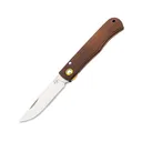 Boker Knives Rusticus Medium Pocket Knife 2.95" Drop Point 420 Satin Blade Beech Handle Wood - Boker