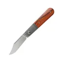 Jack Wolf Knives Primo Jack Pocket Knife 3.26" Clip Point CPM-S90V Satin Blade Rosewood Handle Brown - Jack Wolf Knives