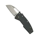 Demko Knives Nano Shark Pocket Knife 2" Shark Foot AUS-10 Satin Blade Glass Reinforced Nylon (GRN) Handle Gray - Demko Knives