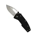 Demko Knives Nano Shark Pocket Knife 2" Clip Point AUS-10 Satin Blade Glass Reinforced Nylon (GRN) Handle Black - Demko Knives