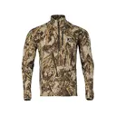 First Lite Men's Furnace Quarter Zip Base Layer Shirt First Lite Typha 2XL - First Lite