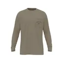 Vortex Optics Men's Outland Heavyweight Long Sleeve Crew Neck T Shirt Tan Large - Vortex Optics