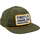 First Lite Men's Idaho Patch Hat Olive One Size Fits Most - First Lite
