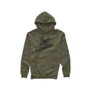 MeatEater Men's Turkey Feather Hoodie Army Medium - Meateater