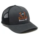 MeatEater Men's Elk Antlers Hat Charcoal/Black One Size Fits Most - Meateater