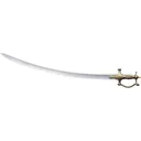 Cold Steel Talwar Sword 28.75" Saber 1090 High Carbon Polished Blade Griv-Ex Handle Black - Cold Steel