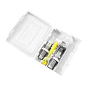 Lee Precision Micrometer 7.5mm Schmidt-Rubin (7.5x55mm Swiss) Neck Sizing, Bullet Seating 2 Die Set - Lee