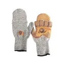 Fish Monkey Men's Wooly Mittens Gray Small/Medium - Fish Monkey
