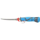 Cuda Cordless Fillet Knife Kit 8" Fully Serrated Fillet 420 Gray PVD Blade Synthetic Handle Blue - Cuda