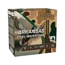 Fiocchi Arkansas Steel 12 Gauge Ammo 3" #4 Steel Shot 1-1/5 oz Box of 100 - Fiocchi