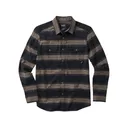 5.11 Men's Austin Flannel Shirt Black Stripe Medium - 5.11 Tactical