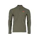 First Lite Men's Trace Quarter Zip Shirt Conifer XL - First Lite