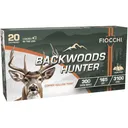 Fiocchi Backwoods Hunter 300 Winchester Magnum Ammo 165 Grain Solid Hollow Point Lead Free Box of 20 - Fiocchi Ammo
