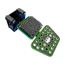 DD26 Fishing Access Step With Mean Clean Kick Brush XL Green - Dd26 Fishing