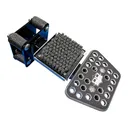 DD26 Fishing Access Step With Mean Clean Kick Brush XL Silver - Dd26 Fishing