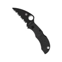 Spyderco Manbug Pocket Knife 1.91" Wharncliffe VG-10 Black Titanium Nitride Blade Fiberglass Reinforced Nylon (FRN) Handle Black - Spyderco