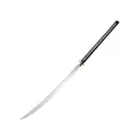 Cold Steel Warrior Series Nodachi Sword 34" Clip Point 1060 Carbon Satin Blade Ray Skin Handle Black - Cold Steel