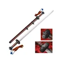 Cold Steel Battle Gim Sword 30" Spear Point Damascus Satin Blade Rosewood Handle Brown - Cold Steel