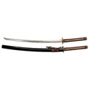 Cold Steel Mizutori Katana Sword 29.75" 1095 Carbon Steel Blade Ray Skin Handle Brown - Cold Steel