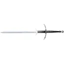 Cold Steel Two Handed Great Sword 39.88" 1055 Carbon Steel Blade Leather Wrapped Handle Black - Cold Steel