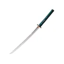 Cold Steel Dragonfly Wakizashi Long Handle Sword 22" Clip Point 1060 Carbon Satin Blade Ray Skin Handle Teal - Cold Steel